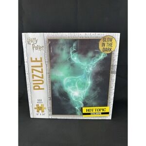 Harry Potter Glow In The Dark Patrons 550 Piece Puzzle New Sealed Hot Topic